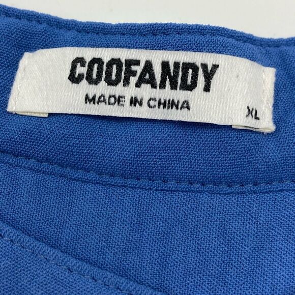 Coofandy Men’s Blue Shirt Size XL - Picture 7 of 8